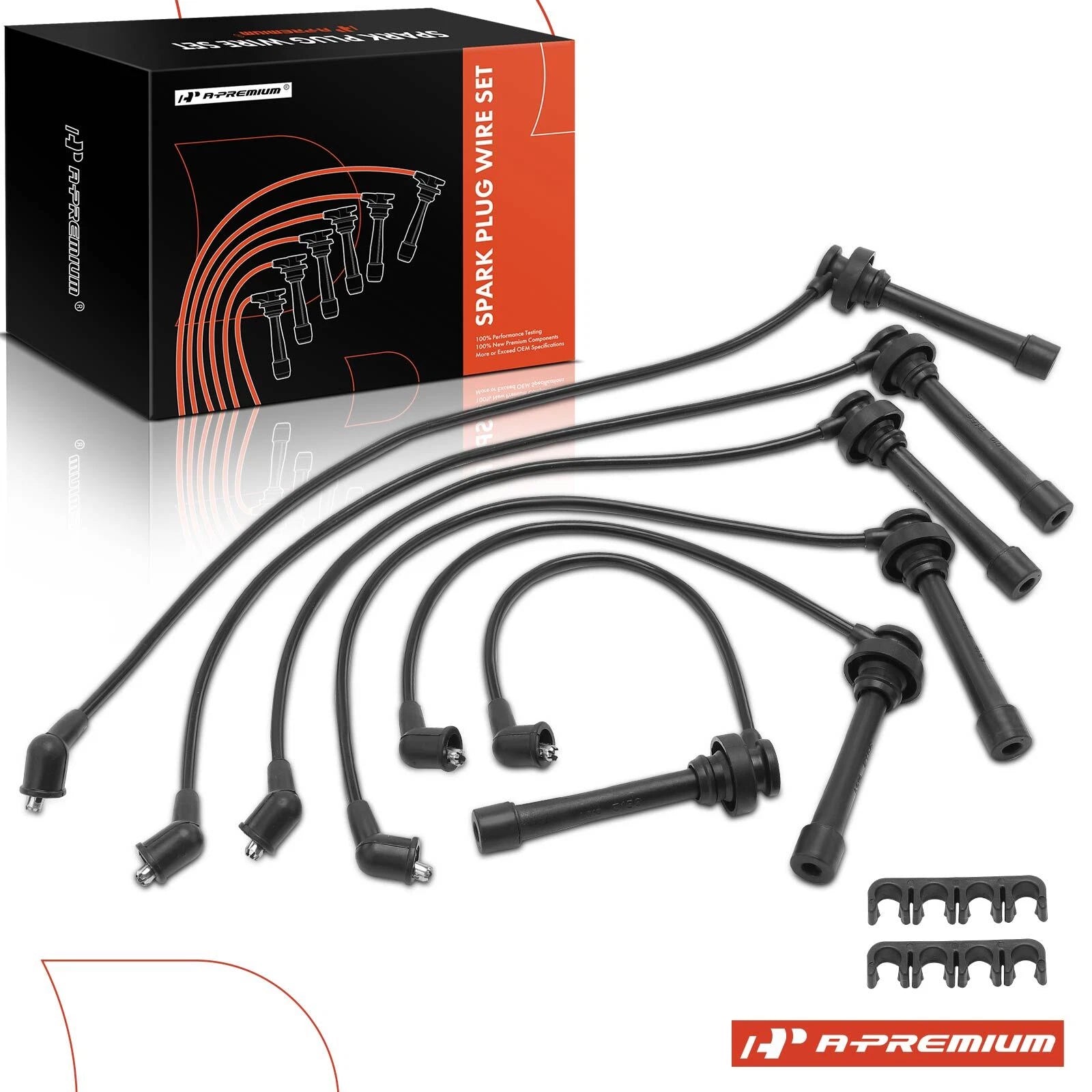 6x Spark Plug Wire Set for Dodge Avenger Chrysler Sebring (1995–2000)