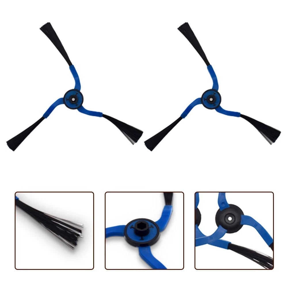 2X Side Brush Tools for Vacuum Robot (Multi-functional, Longevity)
