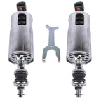 2X Adjustable Chrome Rear Suspension Shocks for Harley Softail (2000-2017)