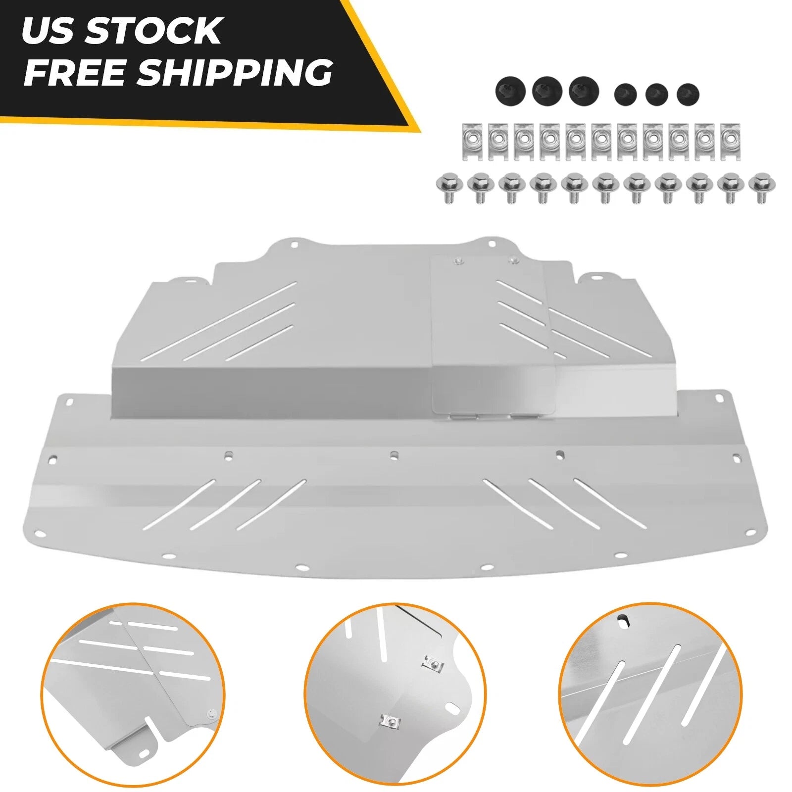 Aluminum Engine Splash Shield Cover Guard for Infiniti G37X G35X (2008–2016)