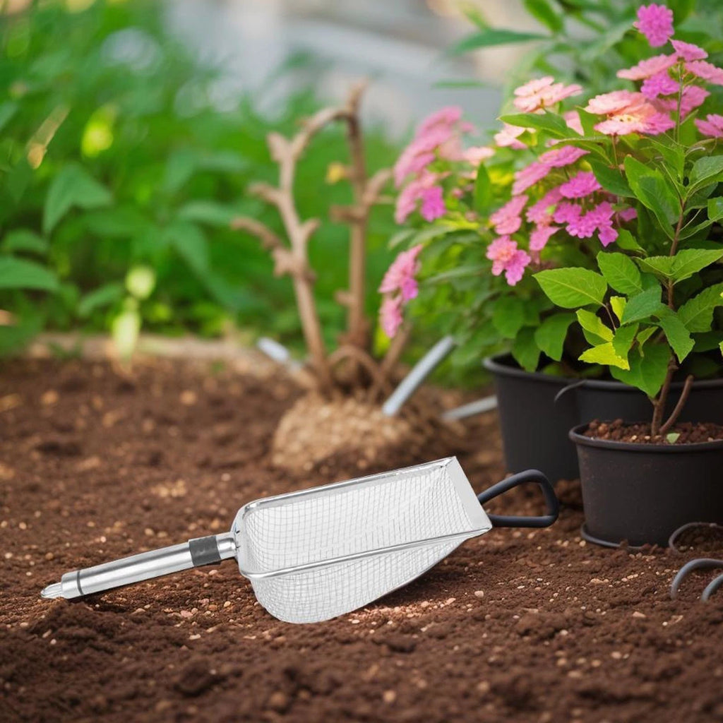 2X Stainless Steel Sieve for Soil Preparation