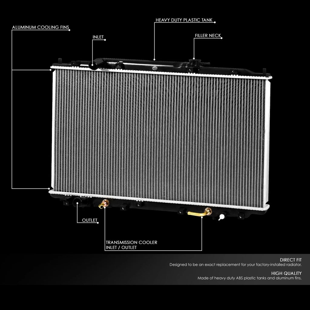 Full Aluminum Core Cooling Radiator for Honda Odyssey (2005–2010) DPI 2806