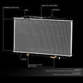 Full Aluminum Core Cooling Radiator for Honda Odyssey (2005–2010) DPI 2806