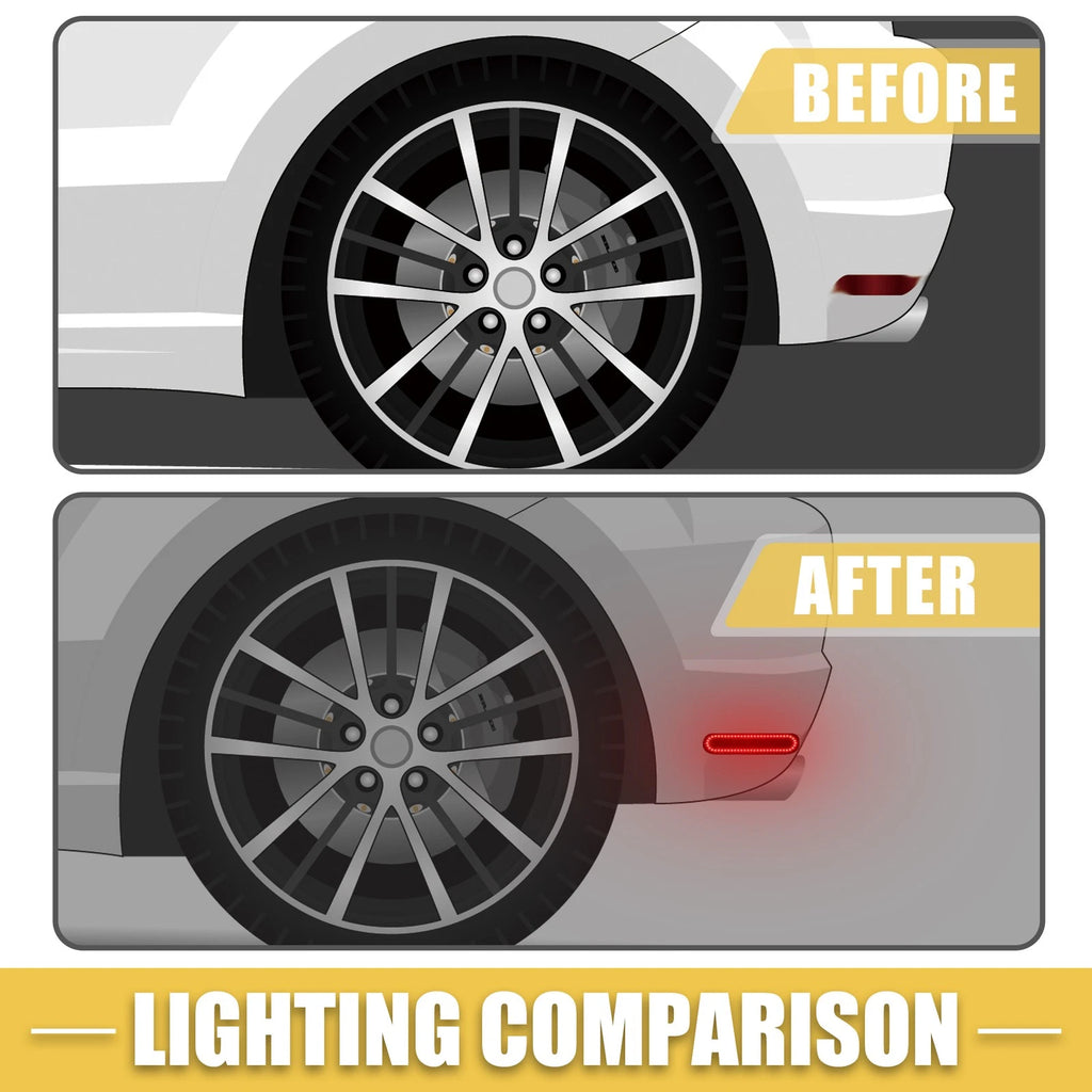 Pair Rear LED Side Marker Lights for Honda Civic (2016–2021) 33801-S5T-A01