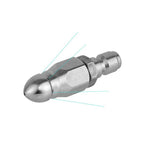 Stainless Steel Water Nozzle Set of 2 for Quick Connect (1 Front, 1 Rear)