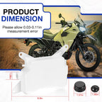 Radiator Reservoir & Cap Kit for Kawasaki KLR650 Tengai KL650B (1987–2010)