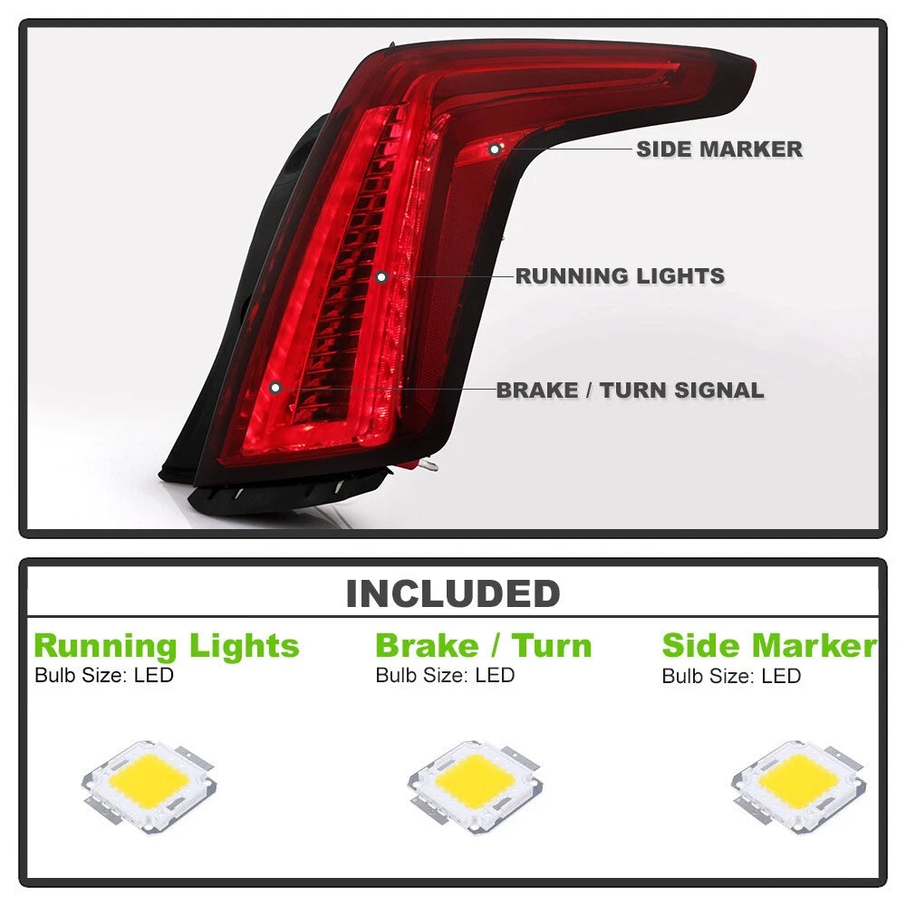 Full LED Tail Light for Cadillac XT5 (2020–2025) Right Side 84514975