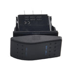 Rocker Switch / 12V/20A 24V/10A / 4952.524mm Blue LED Light for DPDT