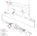 Seal Kit for Volvo Penta Propeller Shaft Lower Unit (897426, 925261, 925256, 955974)