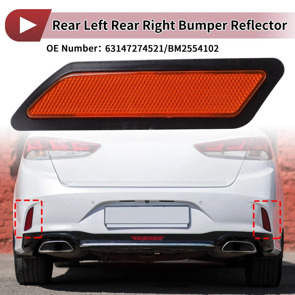 Driver Side 1 Pc Bumper Reflectors for BMW 320i (2013-2015)