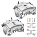 Front Pair Brake Calipers with Bracket for Nissan Sentra (2007–2019) 2.0L