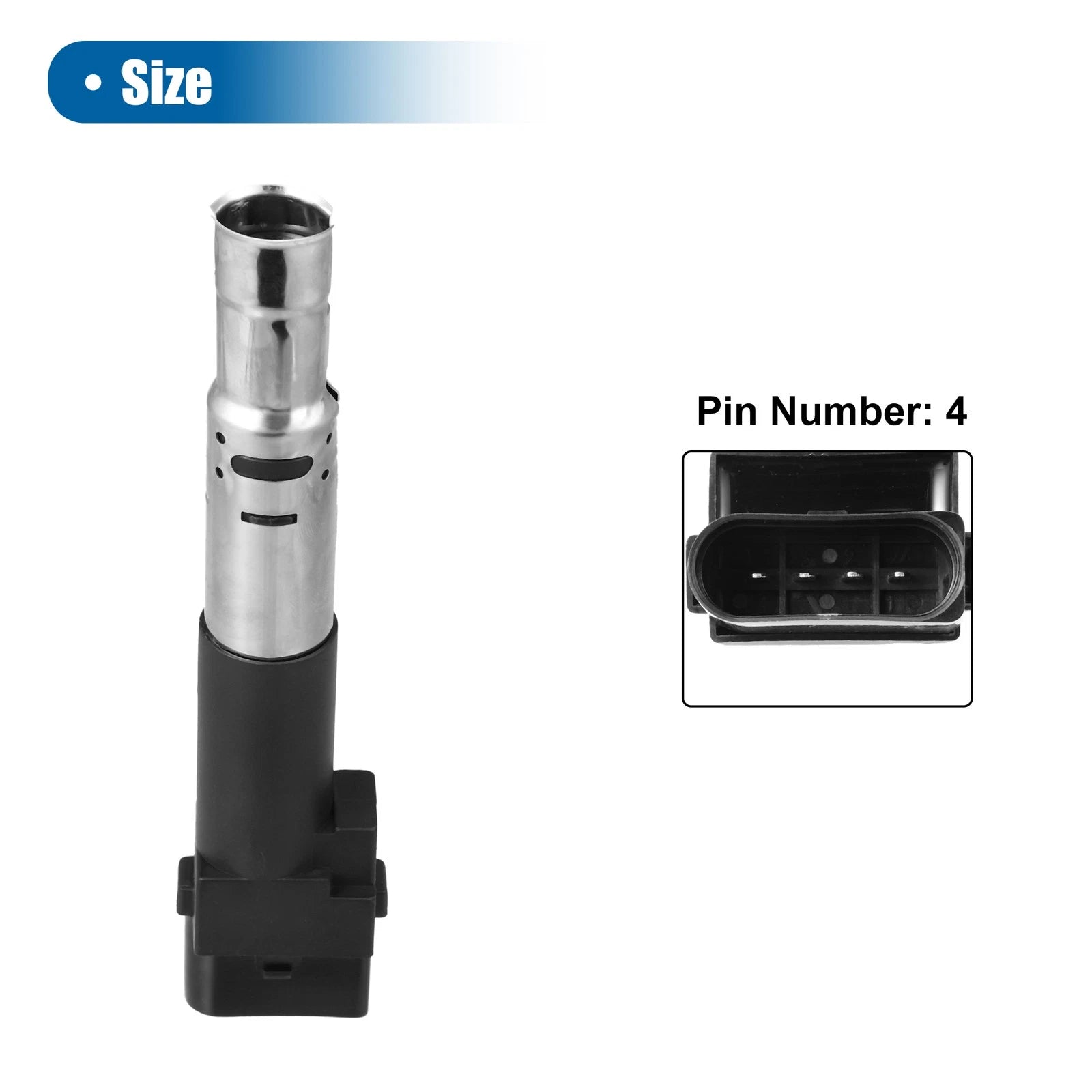 Ignition Coil Set of 2 for Volkswagen Passat, Audi TT (022905100B, 022905715A)