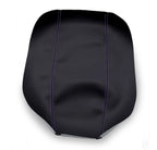 Leather Console Armrest Cover for Cadillac Escalade (2002–2006) Purple Stitch