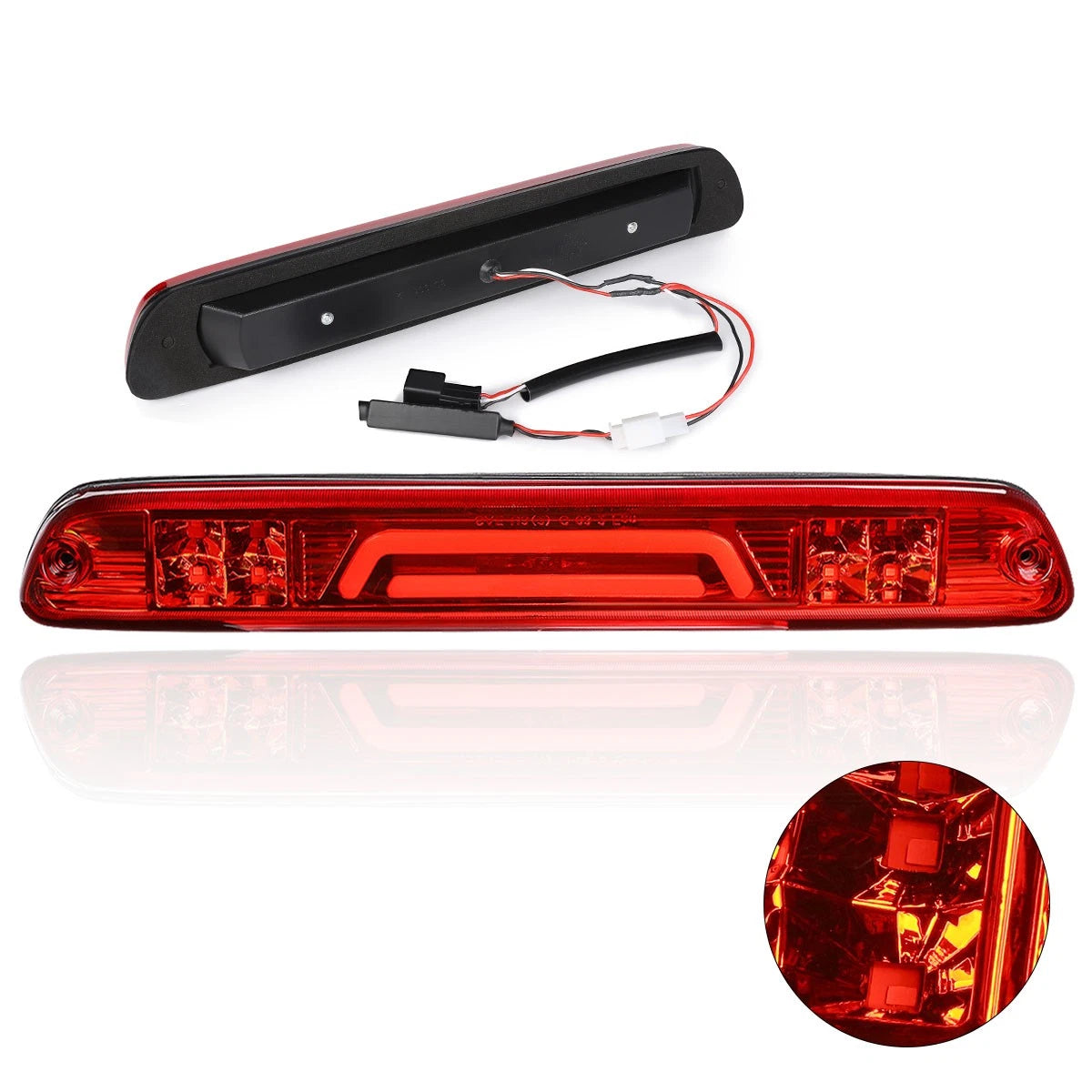 2-Row LED Bar 3rd Tail Brake Light for Colorado/Canyon (2015–2018)