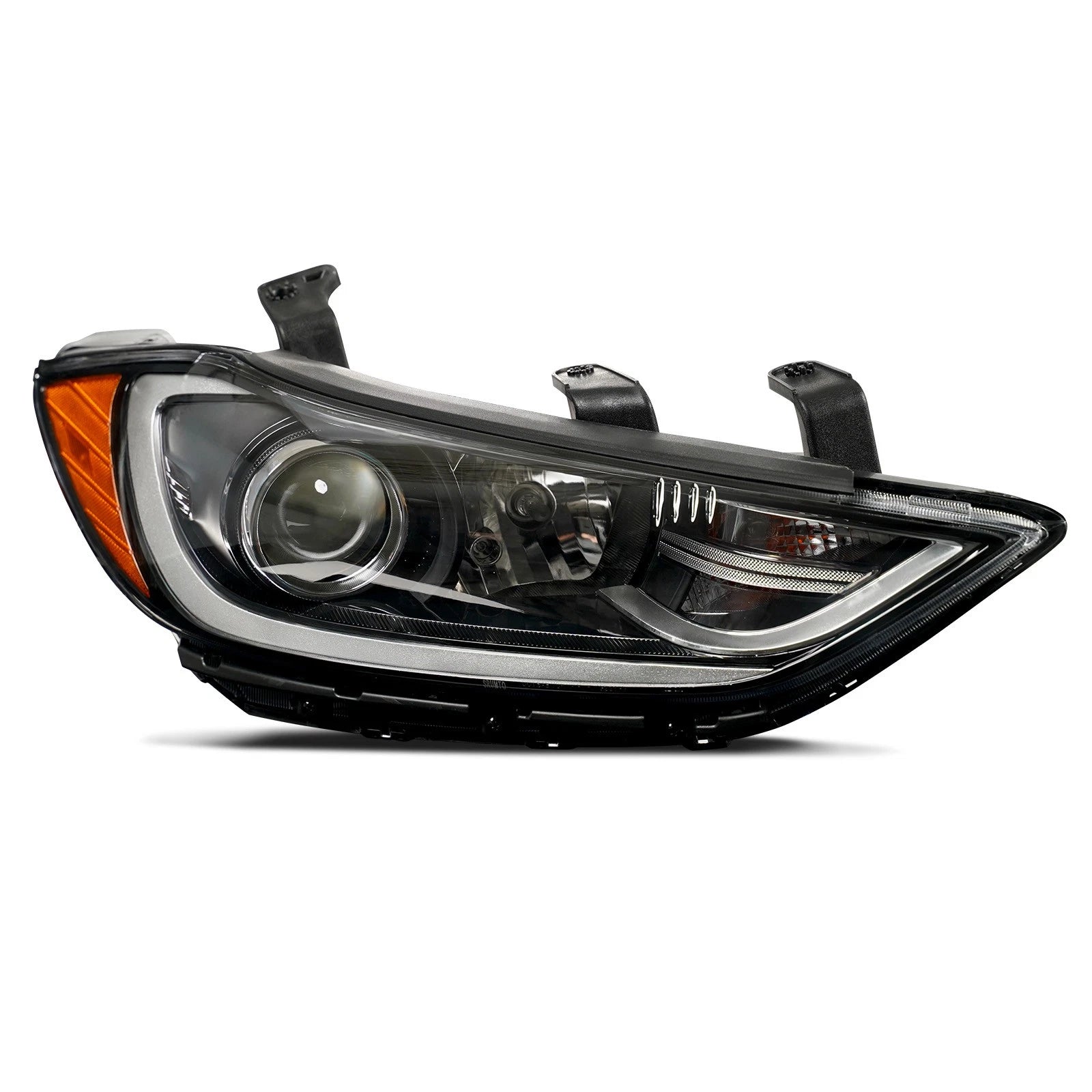 Halogen Headlight for Hyundai Elantra (2017–2018) Right w/o LED DRL