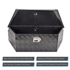 Black Aluminum Tool Box for Pickup Truck (39"x16.5"x12")