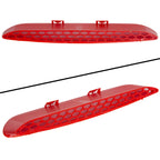 Set of 3 Red Hood Bezel Insert Trims for Dodge Charger (2015–2020)
