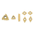 Set of 7 CCMT060204 Inserts for 12mm Shank Bar Bore