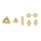 Set of 7 CCMT060204 Inserts for 12mm Shank Bar Bore