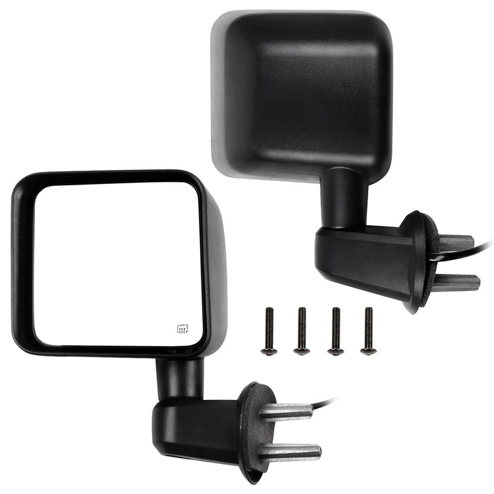 Power Heated Exterior Mirrors for Jeep Wrangler (2007–2017) - Left + Right