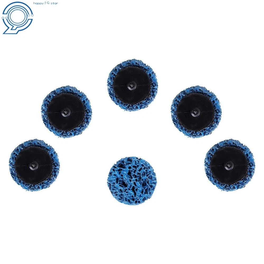 Set of 25 Blue 2 Inch Quick Change Strip & Clean Discs for Paint Rust
