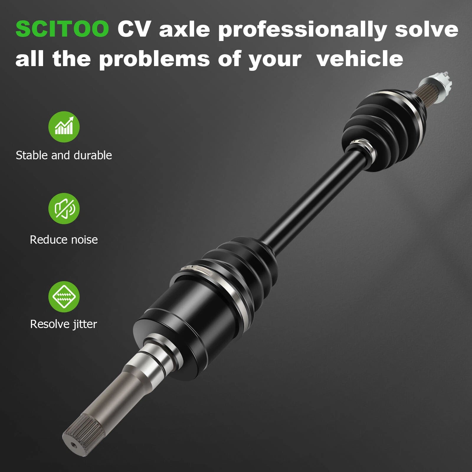 Rear Right CV Joint Axle Drive Half Shaft for John Deere Gator XUV 850D (2007–2010)