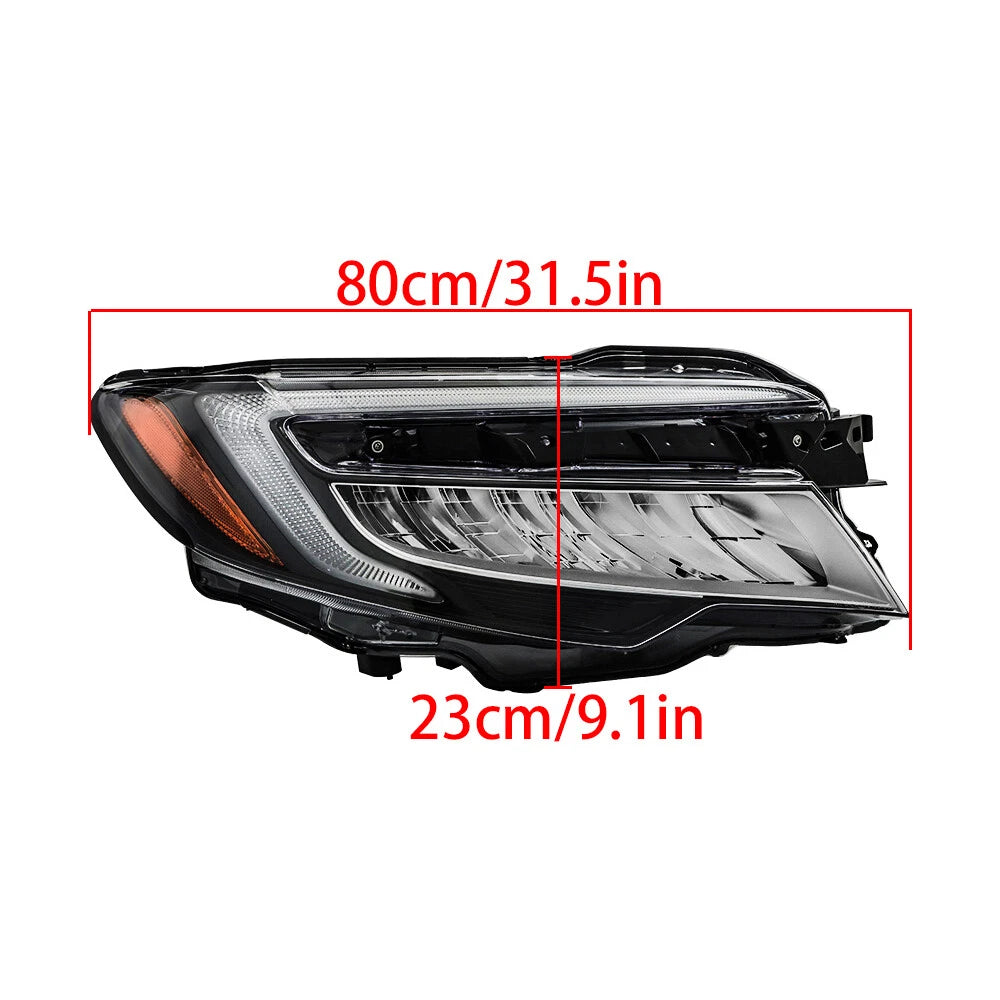 Headlight Assembly for Honda Pilot (2019â2022) LED Clear Passenger Side