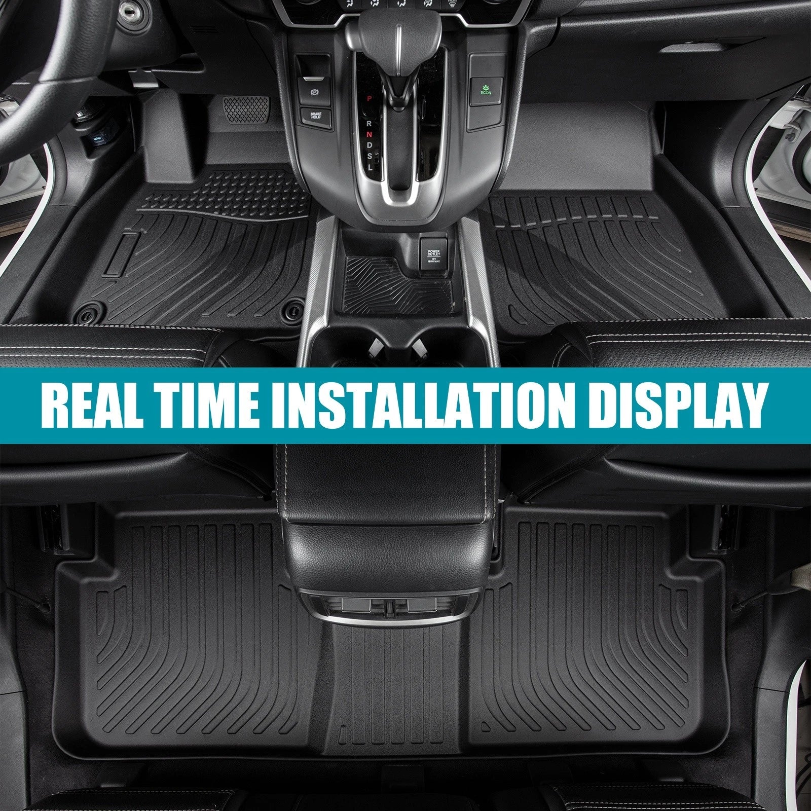 Set of 2 All Weather Floor Mats for Chevrolet Cruze (2016–2019)