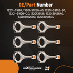 6x Connecting Rods for Toyota 4Runner FJ Cruiser Tacoma (2003–2009) 4.0L