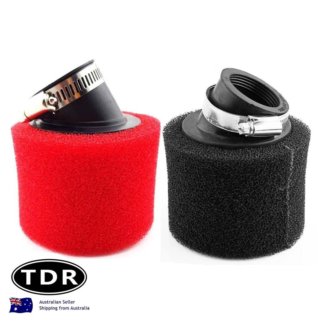 2X 45 Degree Angled Neck Air Filter 38mm 37mm for Dirt Pit Bike