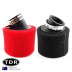 2X 45 Degree Angled Neck Air Filter 38mm 37mm for Dirt Pit Bike