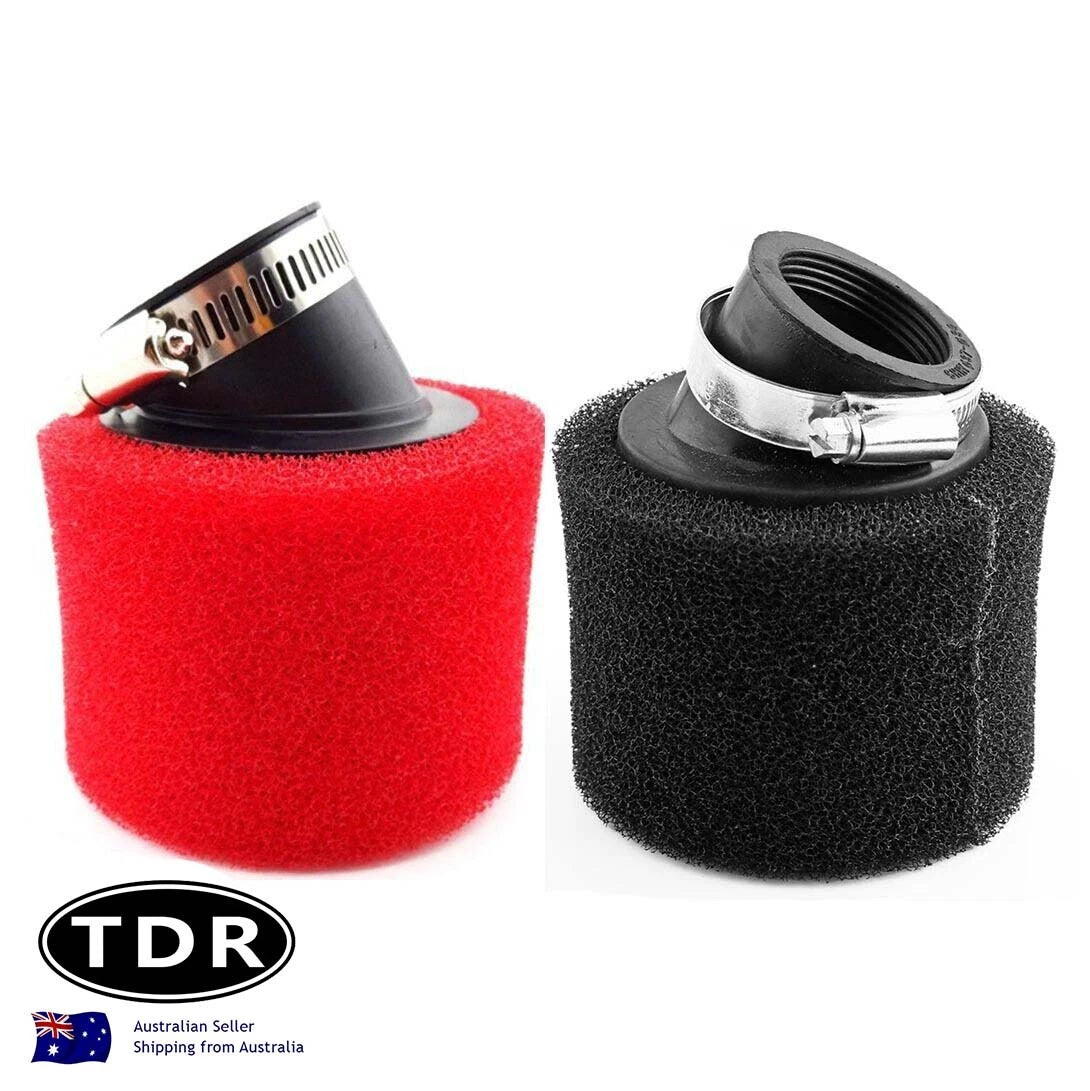 2X 45 Degree Angled Neck Air Filter 38mm 37mm for Dirt Pit Bike