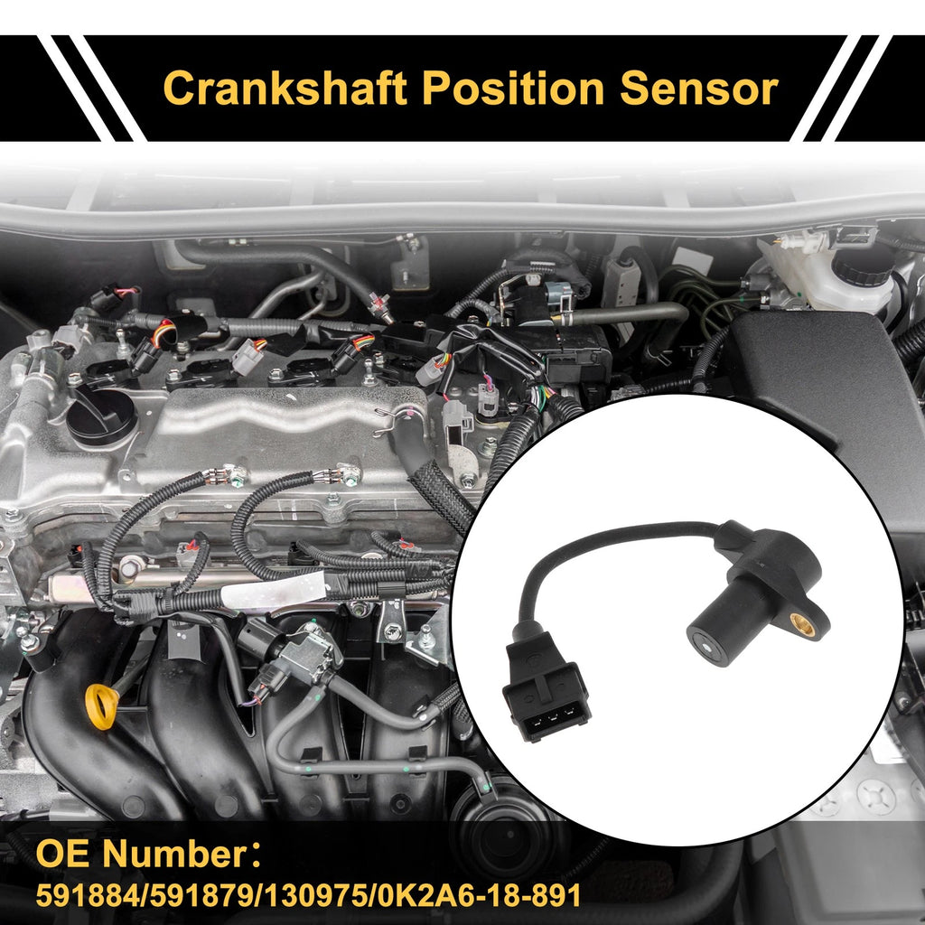 1 Pc Crankshaft Position Sensor No. 0K2A6-18-891 for KIA Sephia (1995–1997)