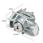 Front Door Lock Cylinder and Key for Ford Focus C Max