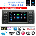 7" Car Stereo GPS Navigation for BMW 5, 7 Series E39, E38, X5 E53 (1997-2006)