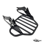 2X Black King Detachables Luggage Rack Docking for Harley Touring Road King (1997–2008)