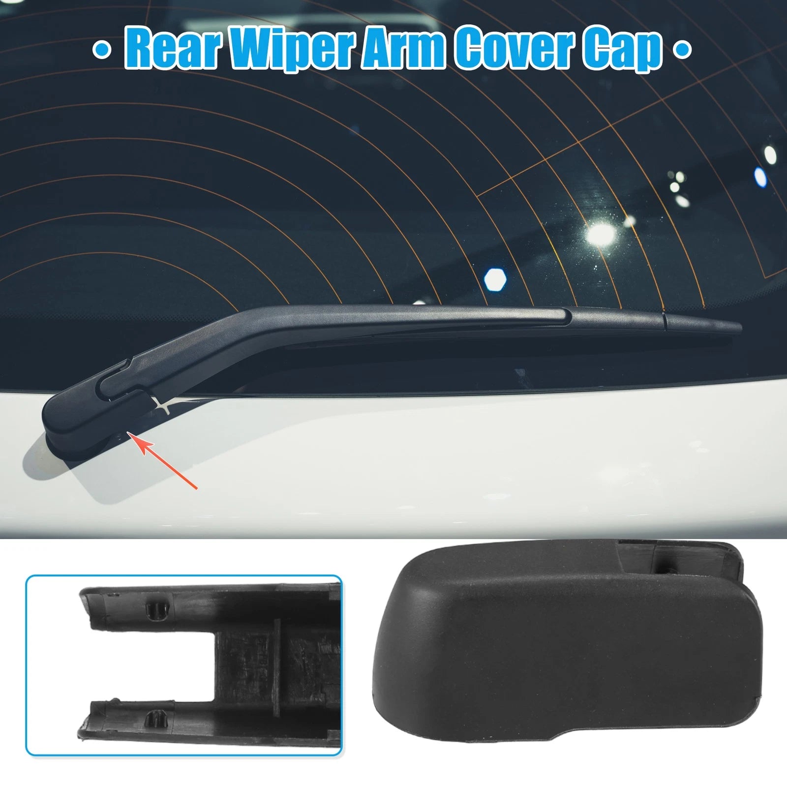 Rear Windshield Wiper Arm Nut Cover Cap for Suzuki Swift (2004–2010) 76721SCVA01