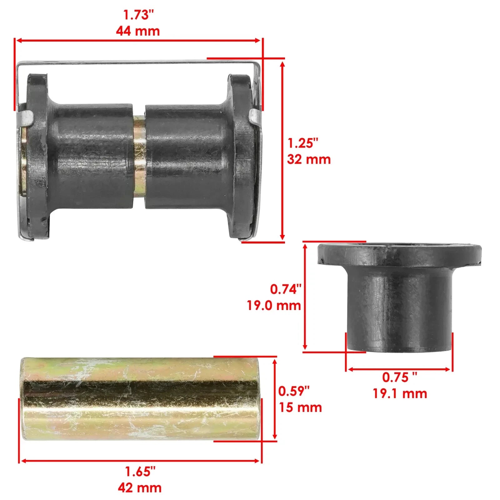 2Pcs Bushing for Outlander Renegade Defender Commander Maverick 703500875