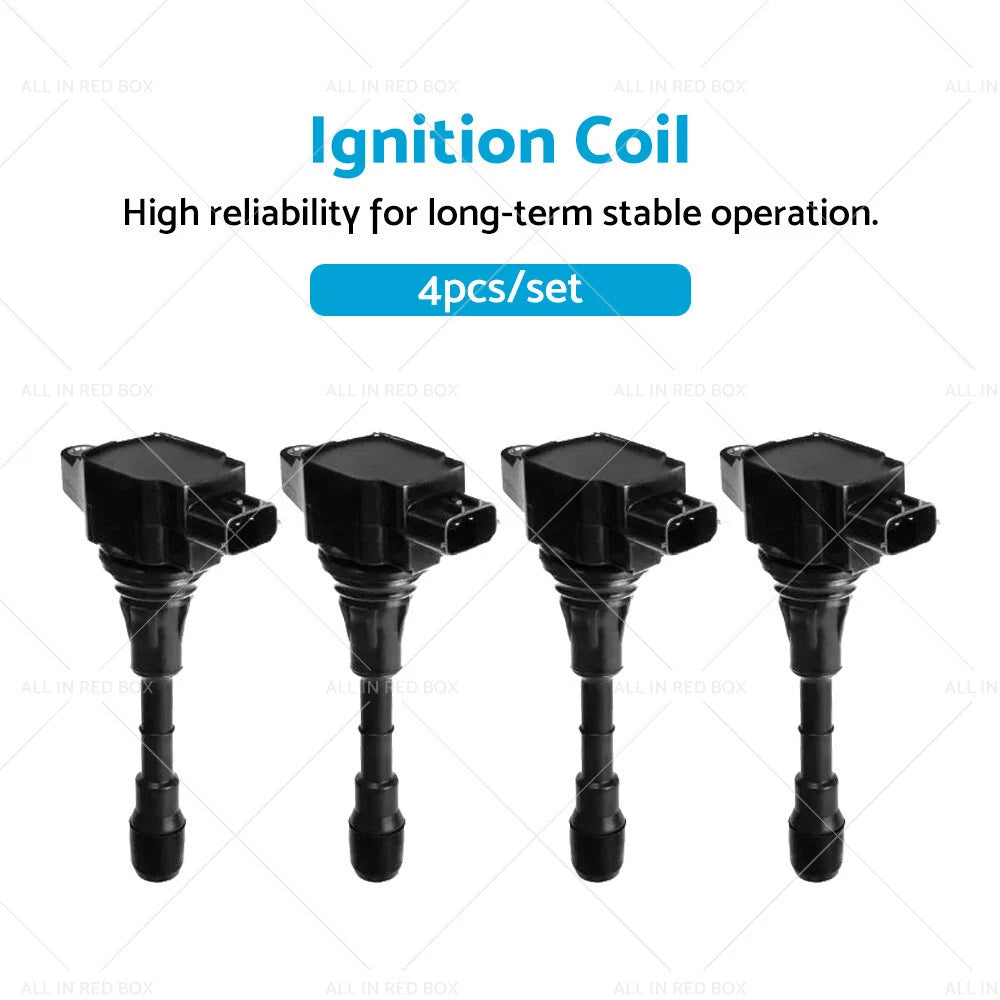 4X Ignition Coils for Mazda 2 DY Hatchback 1.5L ZY-VE (2003–2009)