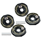 2 Pair 12" X 2" Electric Trailer Brake Assembly Left Right Side 5000-7000 Axle