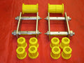 2 x Greasable Rear Suspension Spring Shackles & Bush Kit for Isuzu D-Max (06-12)