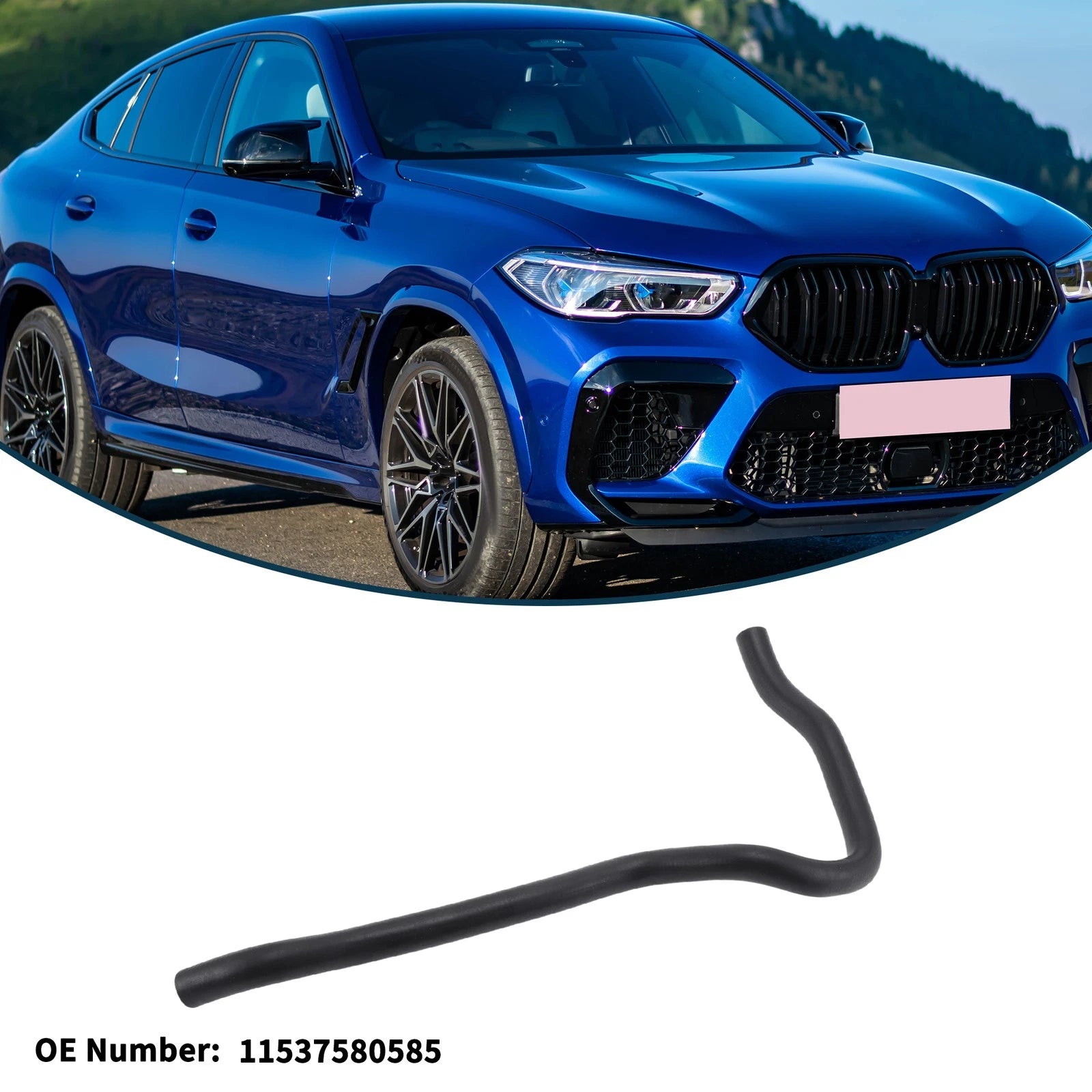 Radiator Hose for BMW X6 (2008–2019) No. 11537580585