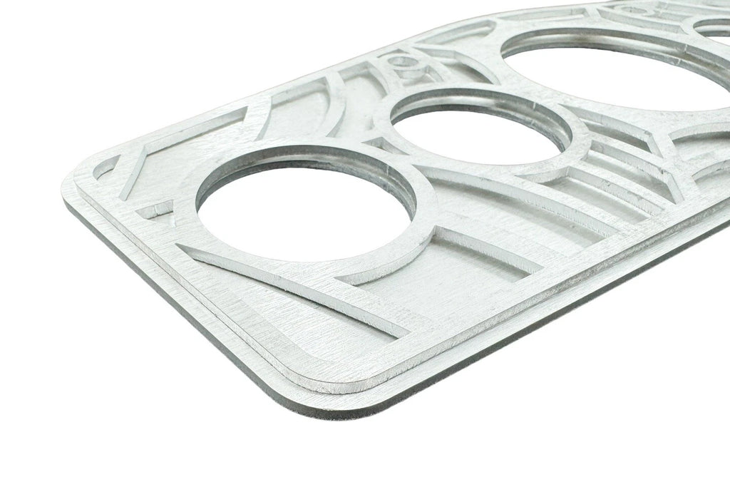 Dash Gauge Panel Cluster Aluminum Bomber Design for Hot Rod Custom (1930–1950)