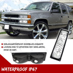 Set of 2 Front Bumper Signal Light Covers for GMC Suburban (1994–1999)