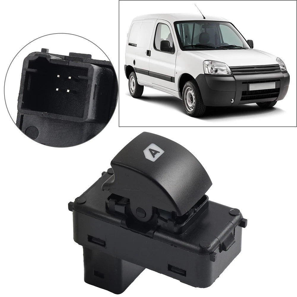 Front Right Electric Window Switch for Citroen Berlingo, C4, Peugeot (2006–2019)