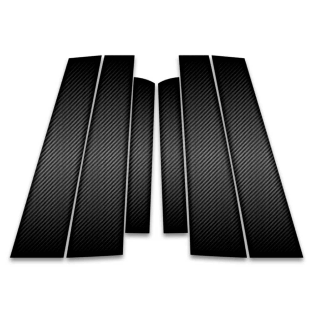 Carbon Fiber Pillar Post Covers 6pc for Mercedes-Benz S Class (2021–2023)