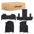 Black TPE Rubber Floor Mats for Chevrolet Suburban Yukon XL (2021–2025)
