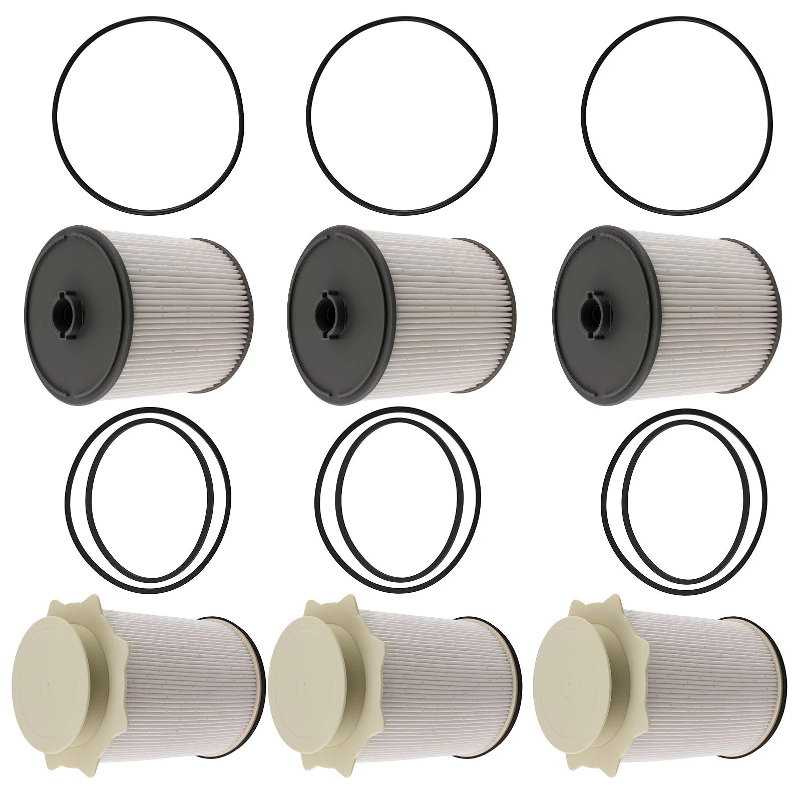Set of 6 Fuel Filters for Ram 2500-5500 6.7L Diesel (2019–2020)