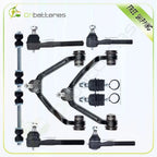 Set of 10 Front Control Arms Ball Joints Tie Rods for Lincoln Navigator
