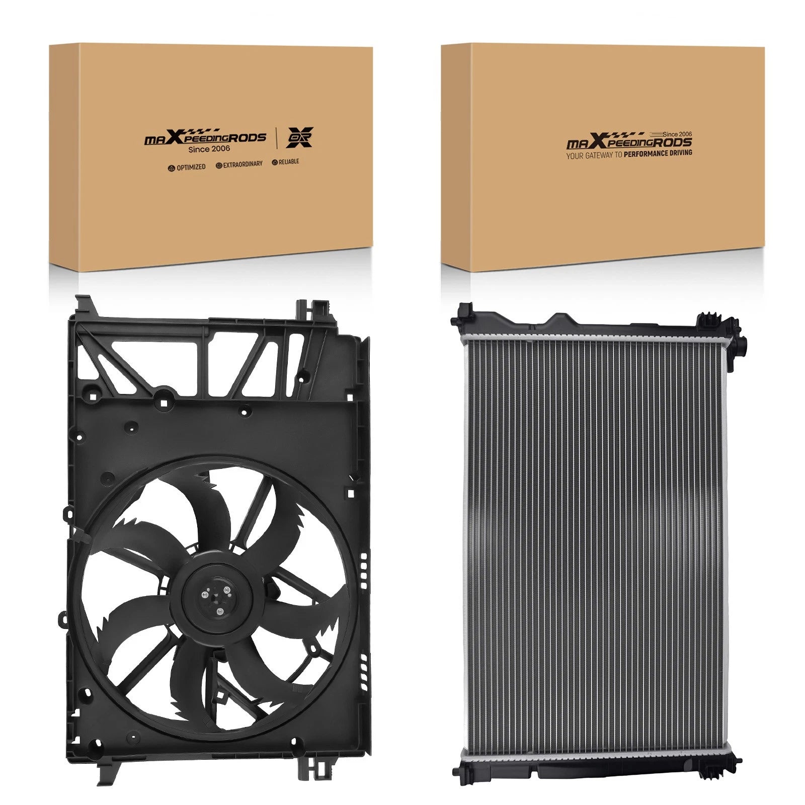 Radiator & Cooling Fan Assembly for Toyota Camry 2.5L (2018–2024) / RAV4 (2019–2021)
